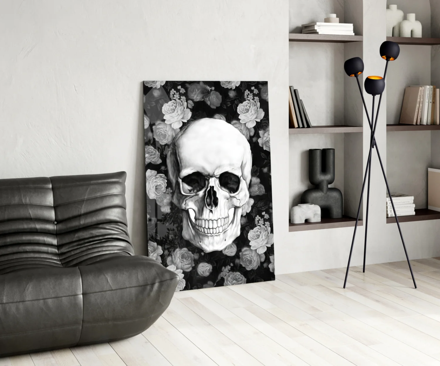 Skull Glass Wall Art - Image 5