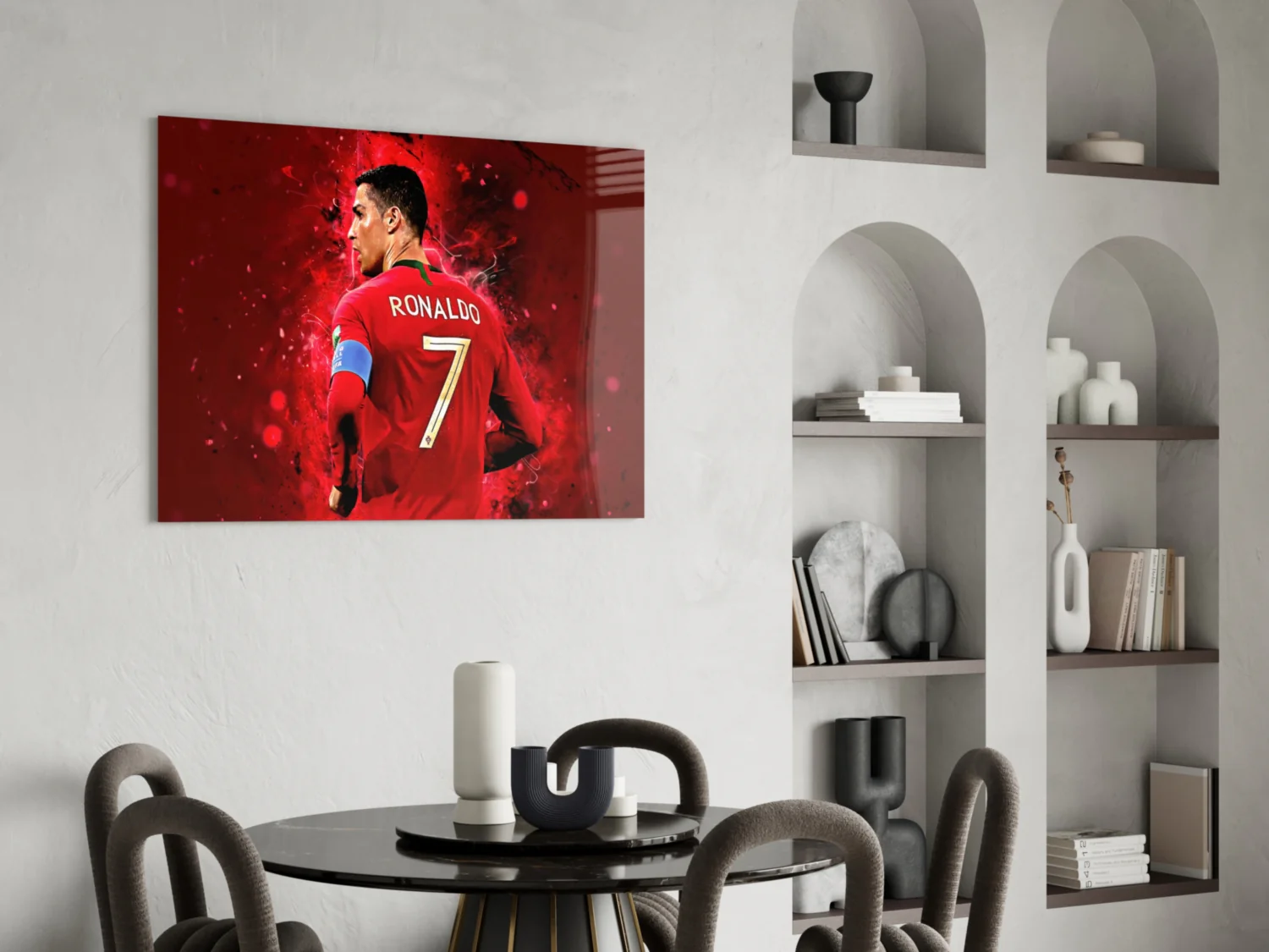 Christiano Ronaldo Glass Wall Art - Image 5