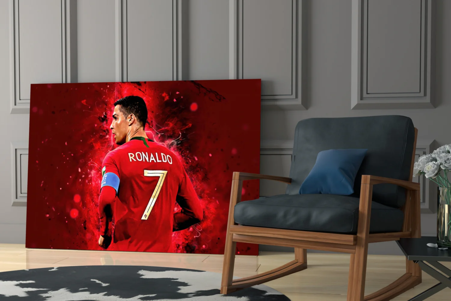 Christiano Ronaldo Glass Wall Art - Image 6