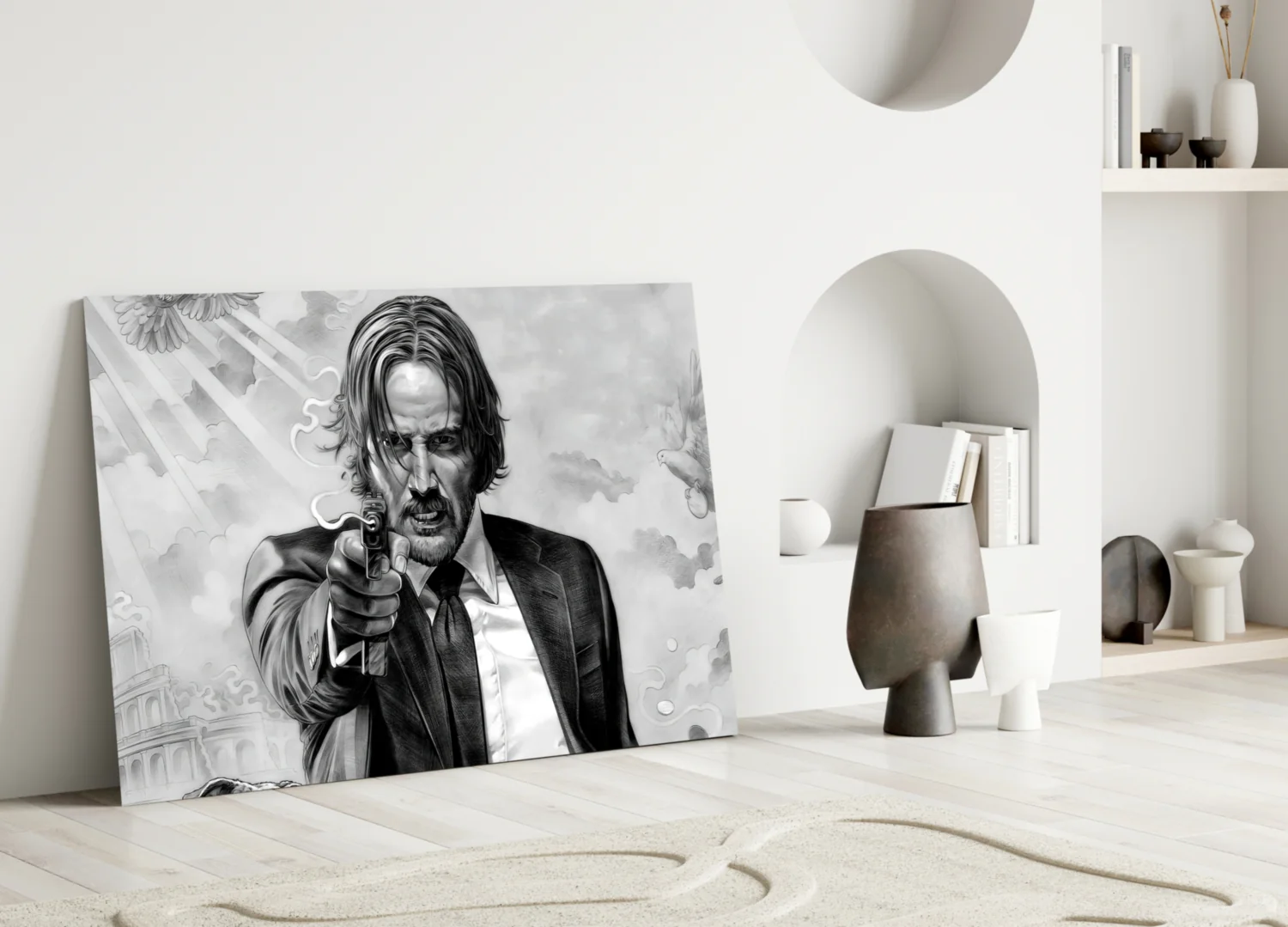 John Wick Glass Wall Art - Image 3