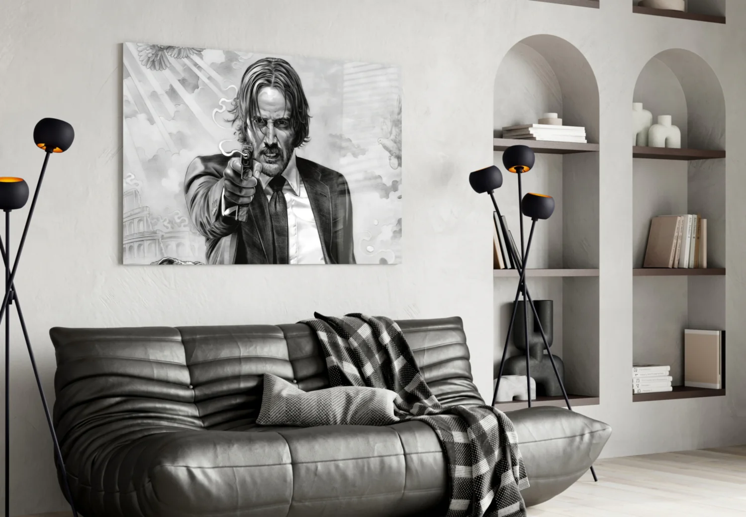 John Wick Glass Wall Art - Image 4