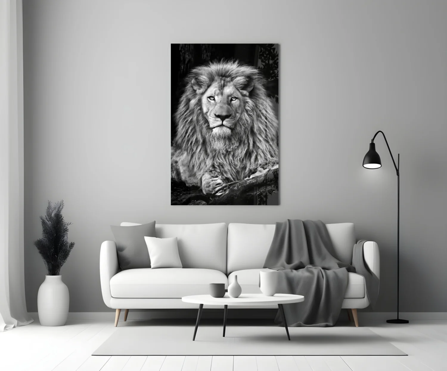 Lion Glass Wall Art - Image 3