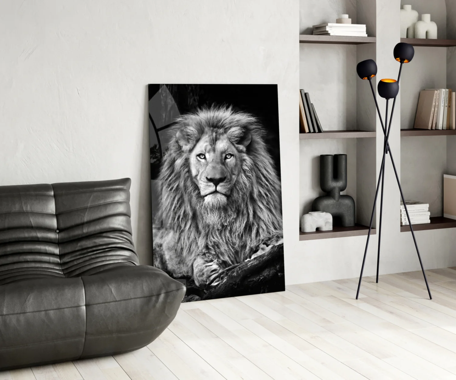 Lion Glass Wall Art - Image 5