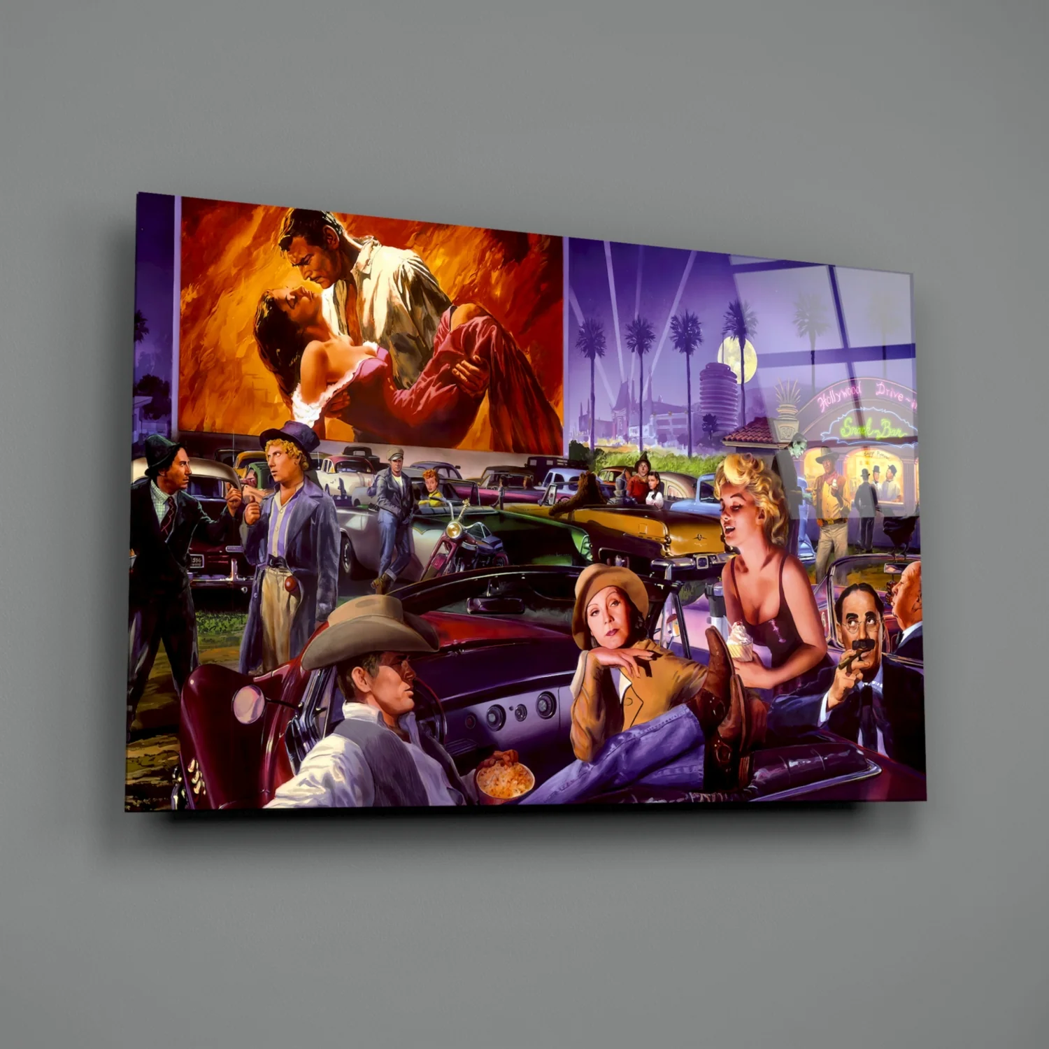 Marilyn Monroe Glass Wall Art - Image 2