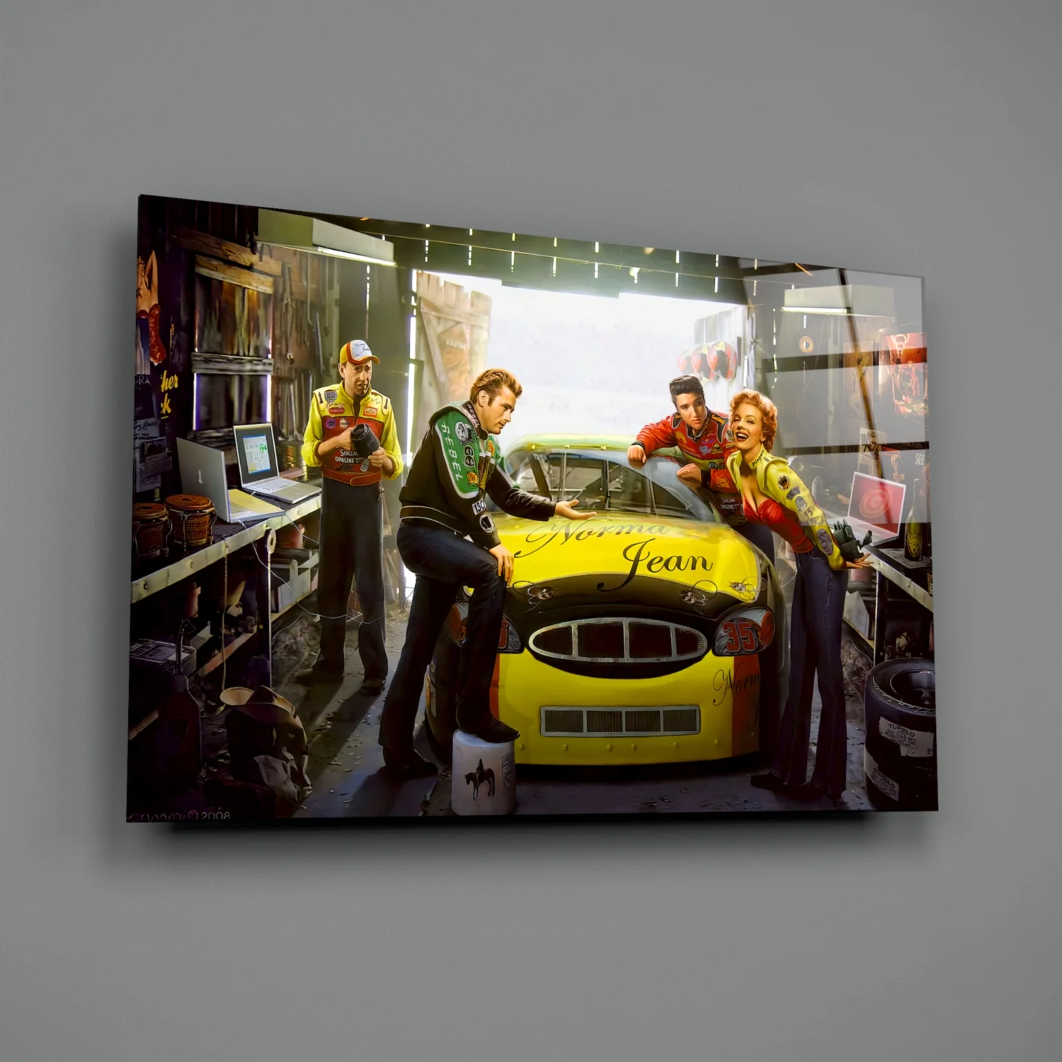 Marilyn Elvis Humphrey - Garage Glass Wall Art - Image 2