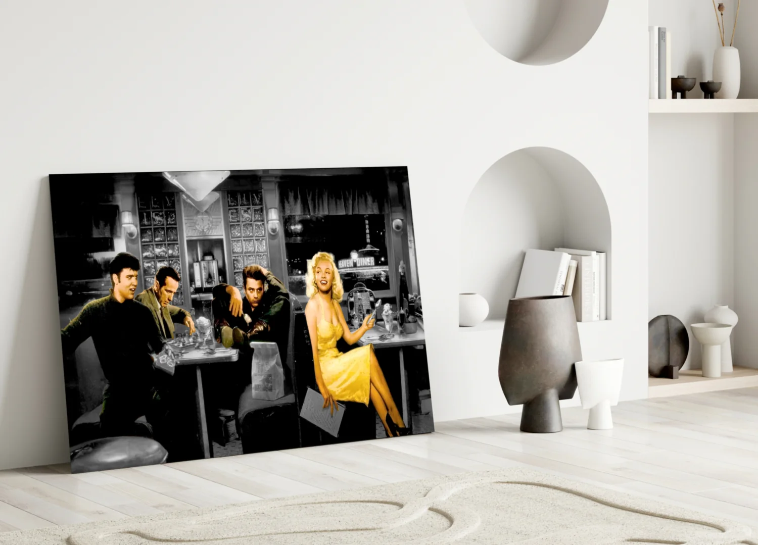 Marilyn Elvis Humphrey - Cafe Glass Wall Art - Image 3