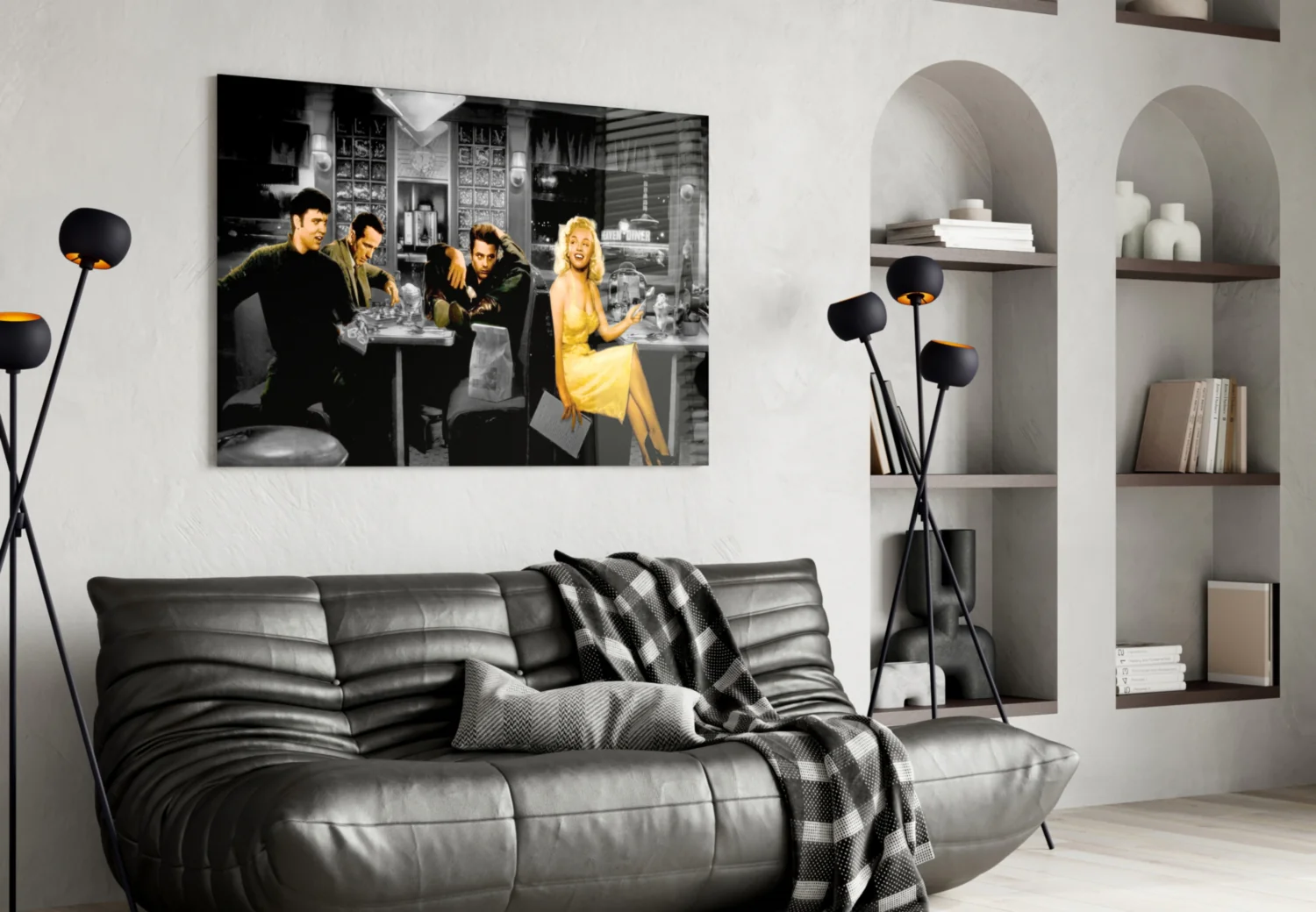 Marilyn Elvis Humphrey - Cafe Glass Wall Art - Image 4