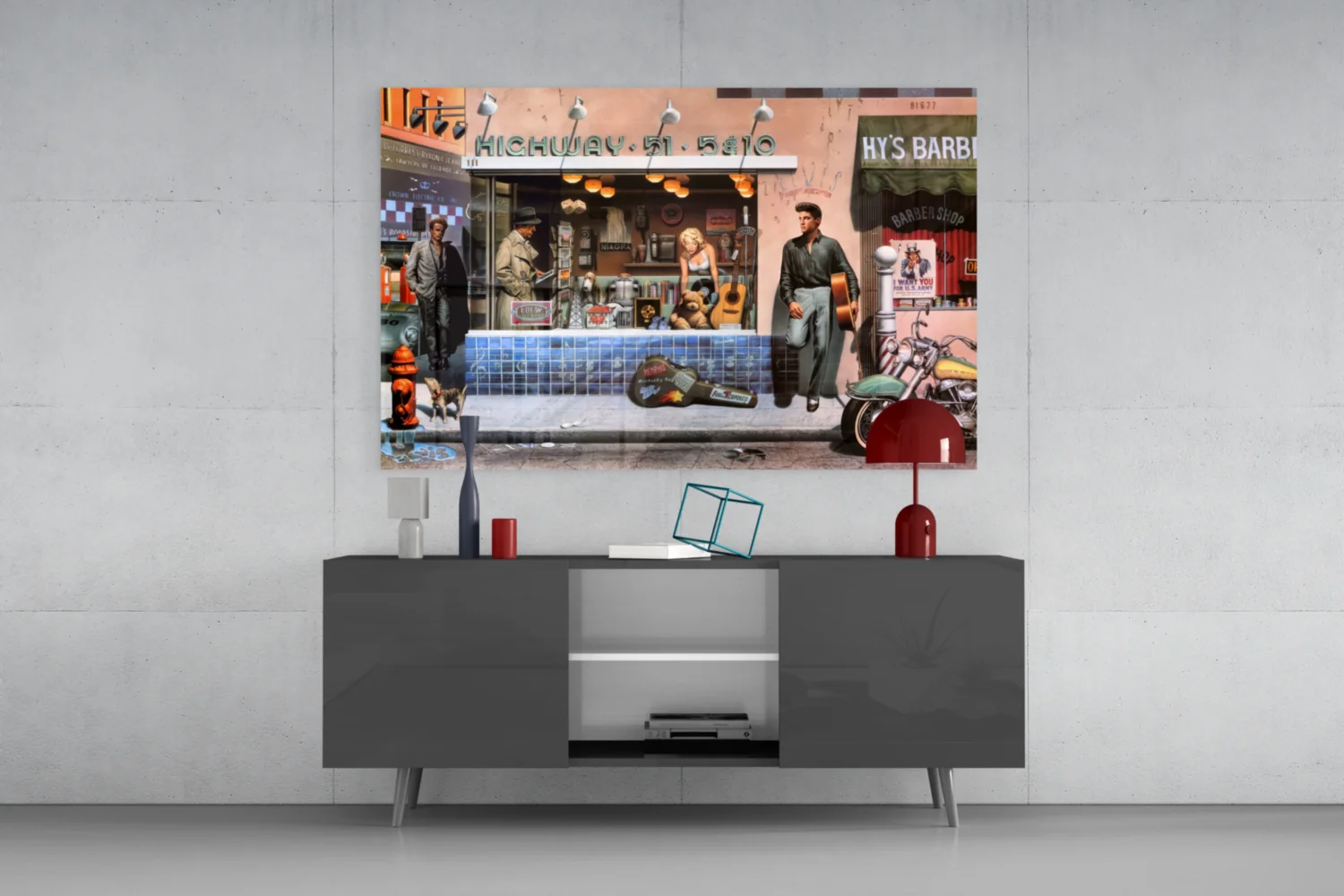Marilyn Elvis Humphrey - Store Glass Wall Art - Image 8
