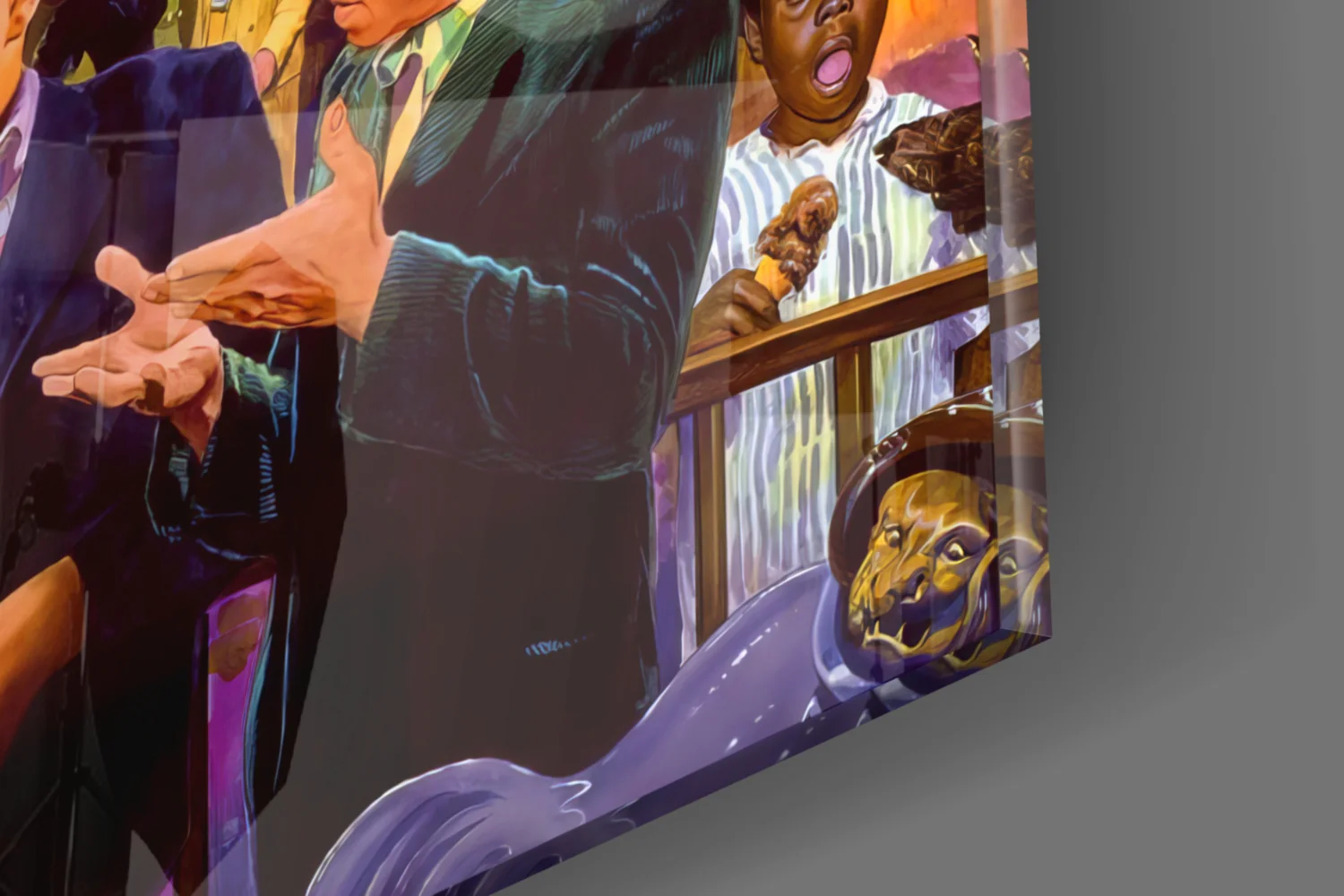 Marilyn Humphrey Theme Park Glass Wall Art - Image 7