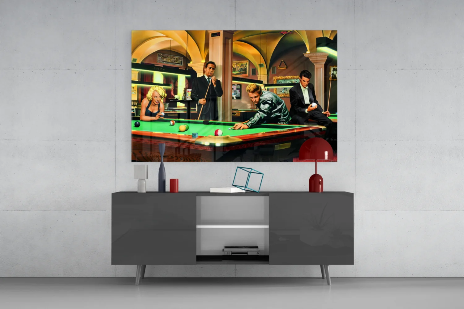 Marilyn Elvis Humphrey - Pool Glass Wall Art - Image 8