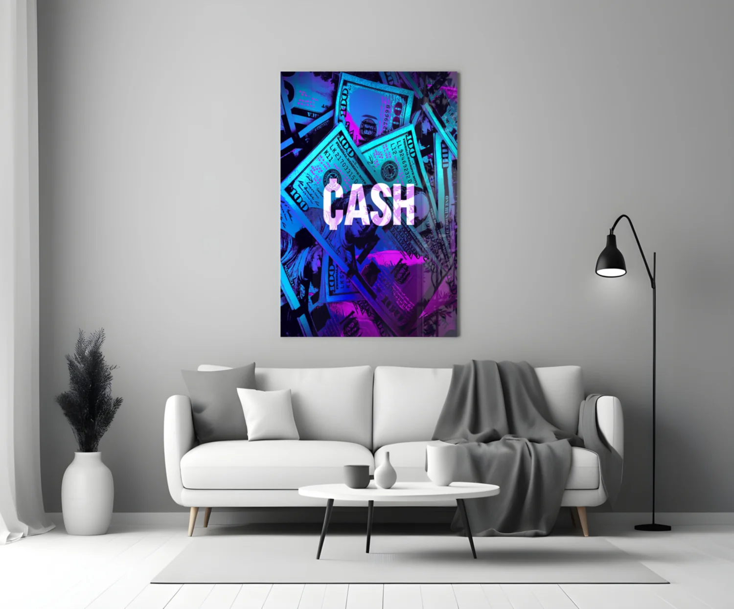 Cash Glass Wall Art - Image 3