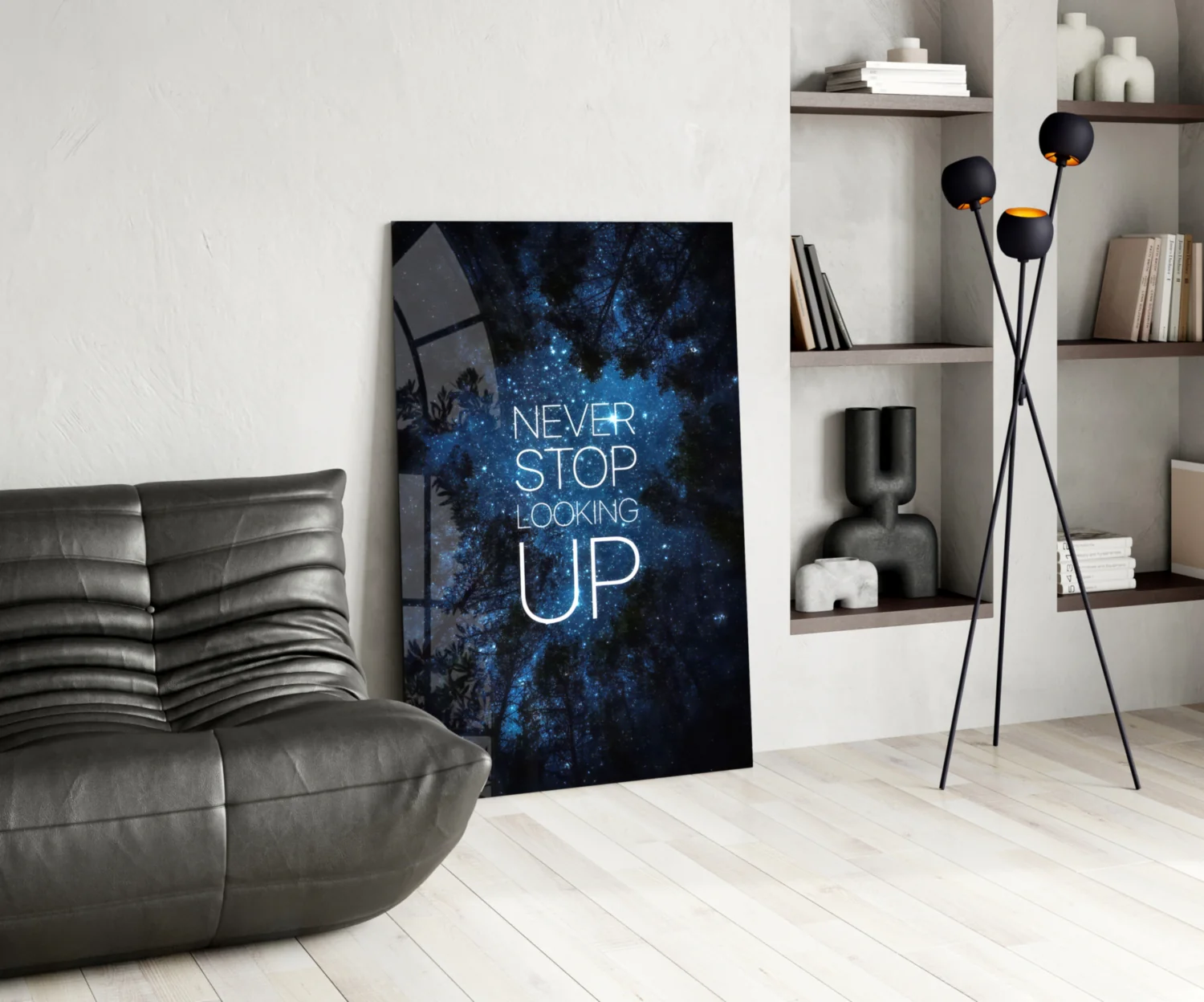 Never Stop Glass Wall Art - Image 5