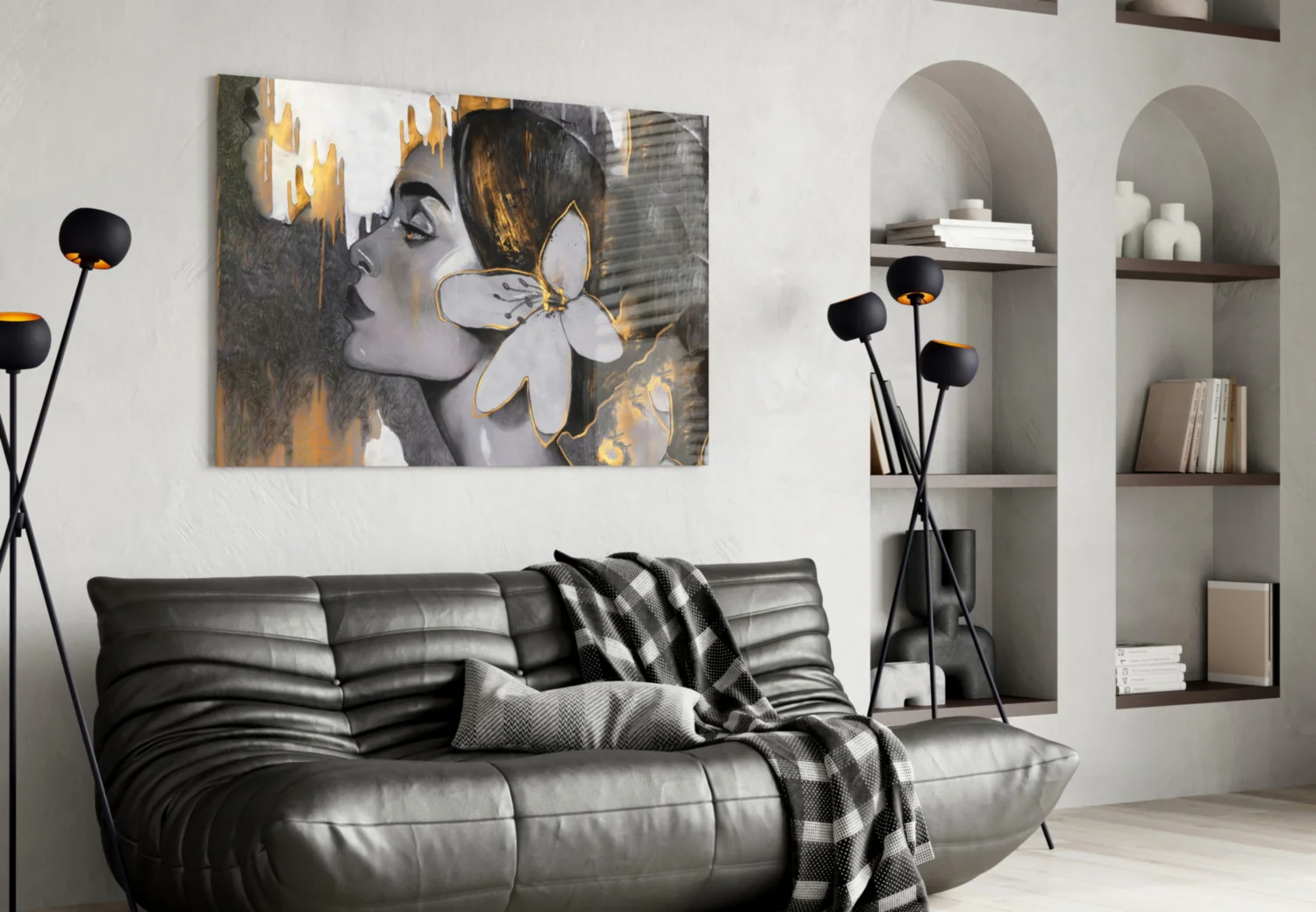 Gipsy Beauty Glass Wall Art - Image 4