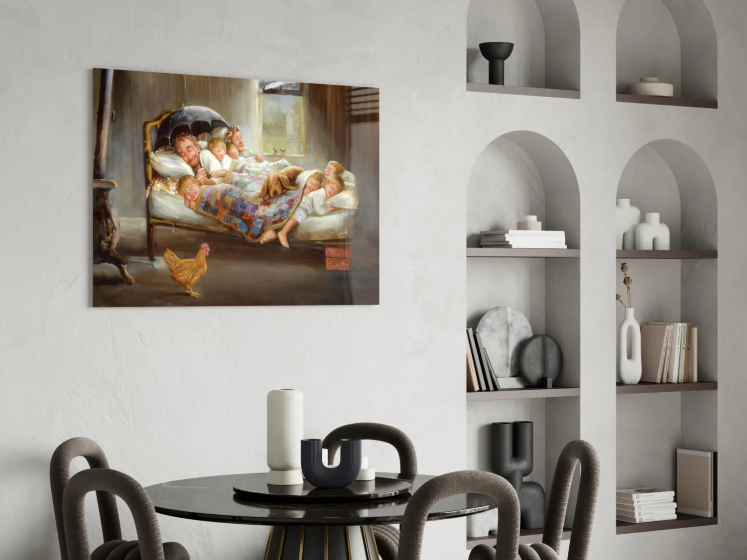 Picture of Happiness Glass Wall Art - Image 5