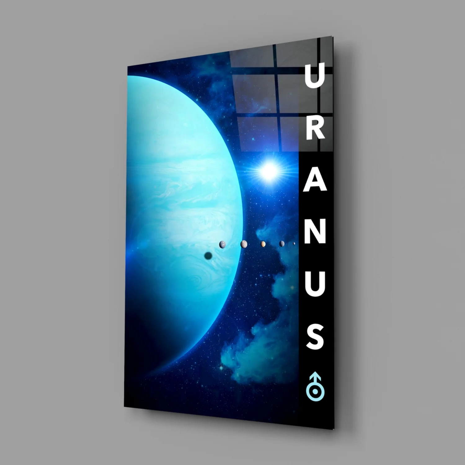 Uranus Glass Wall Art - Image 2