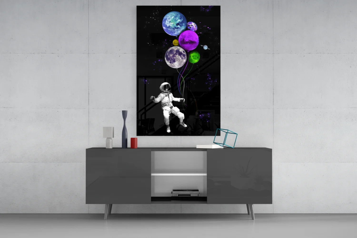 Baloonets Glass Wall Art - Image 8
