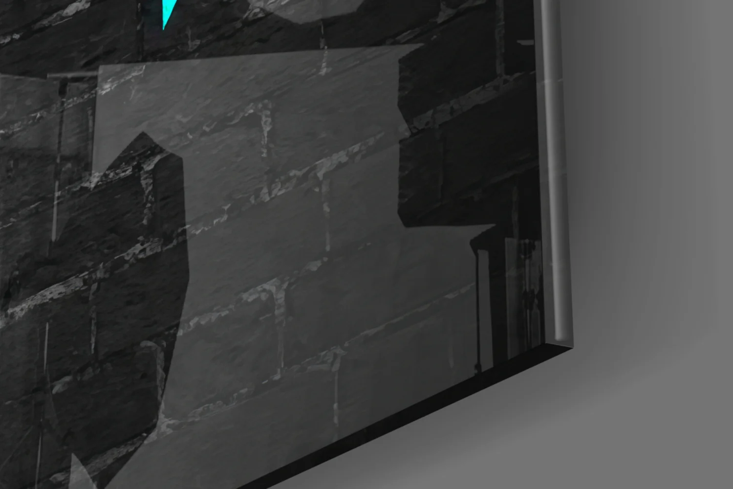 No Pain No Gain Glass Wall Art - Image 7