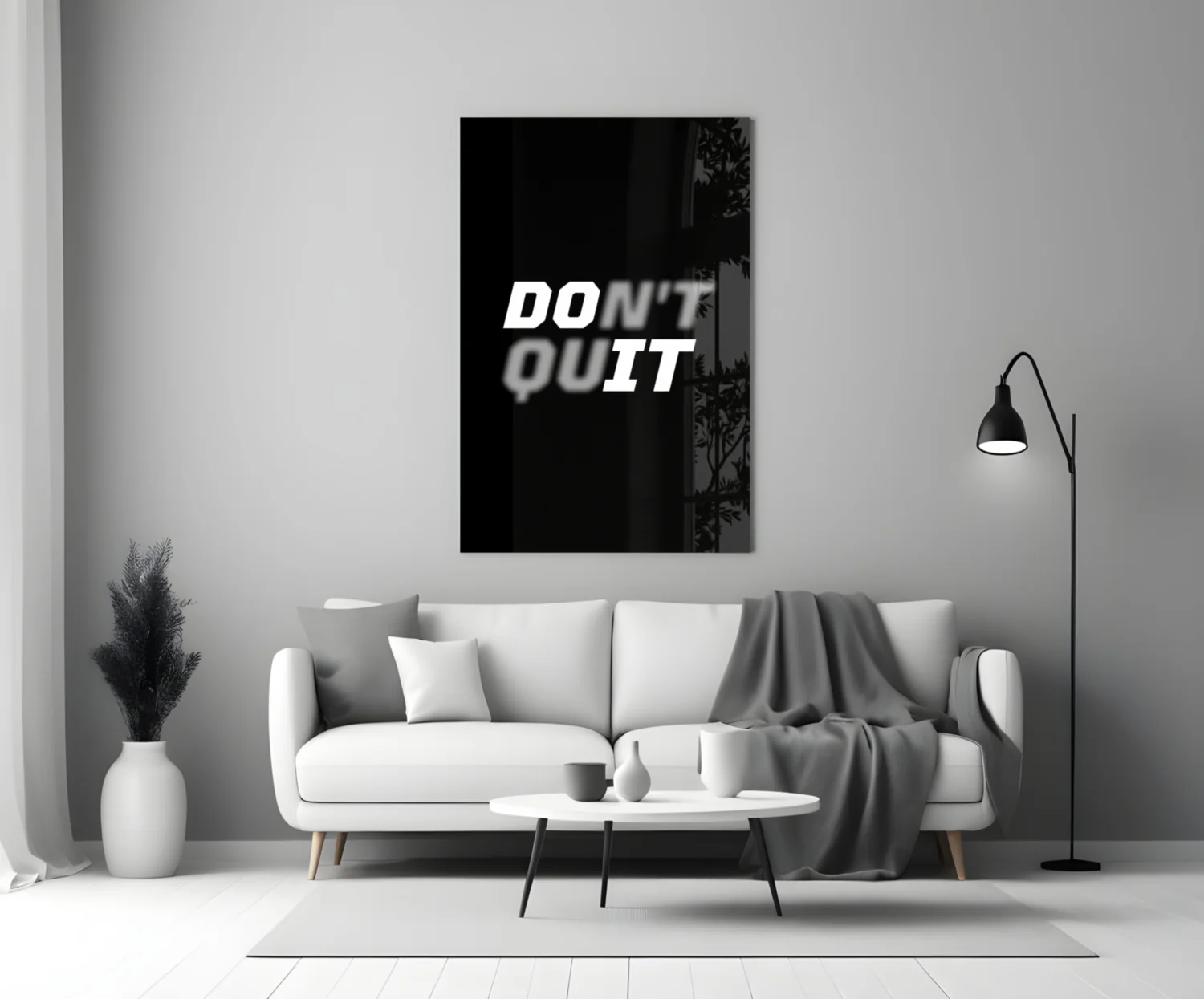 Don't Quit Glass Wall Art - Image 3
