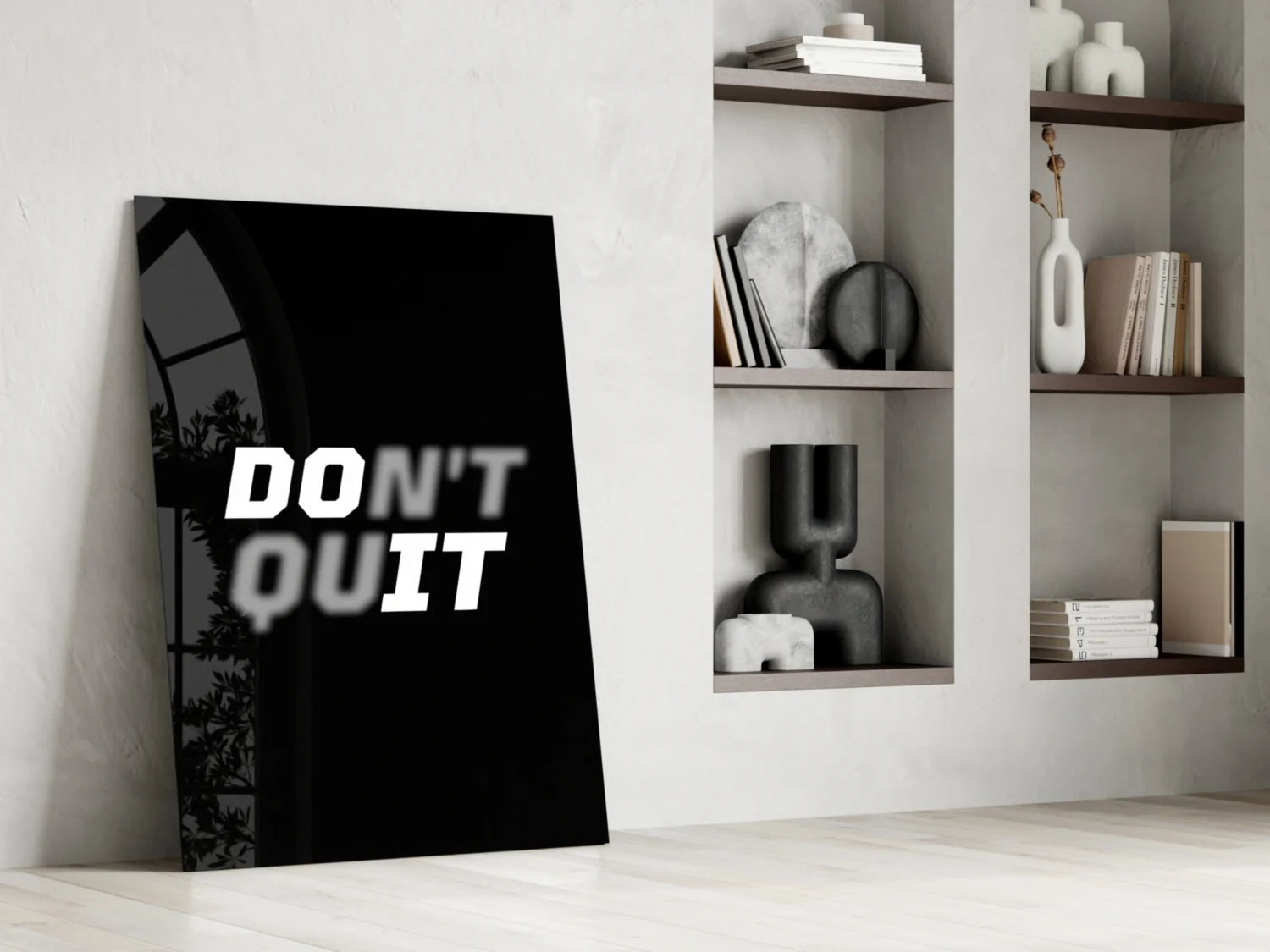 Don't Quit Glass Wall Art - Image 6