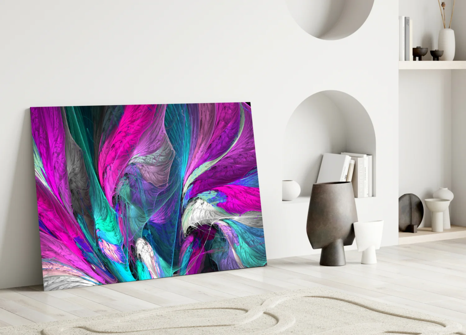 Pink Dream Glass Wall Art - Image 3