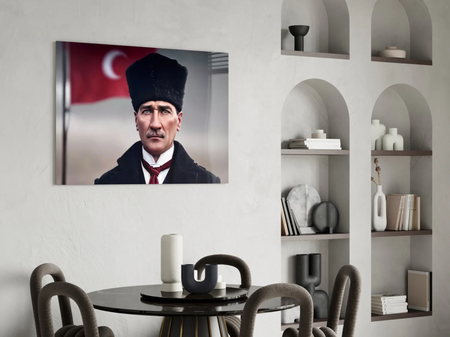 Ataturk  Glass Wall Art - Image 5