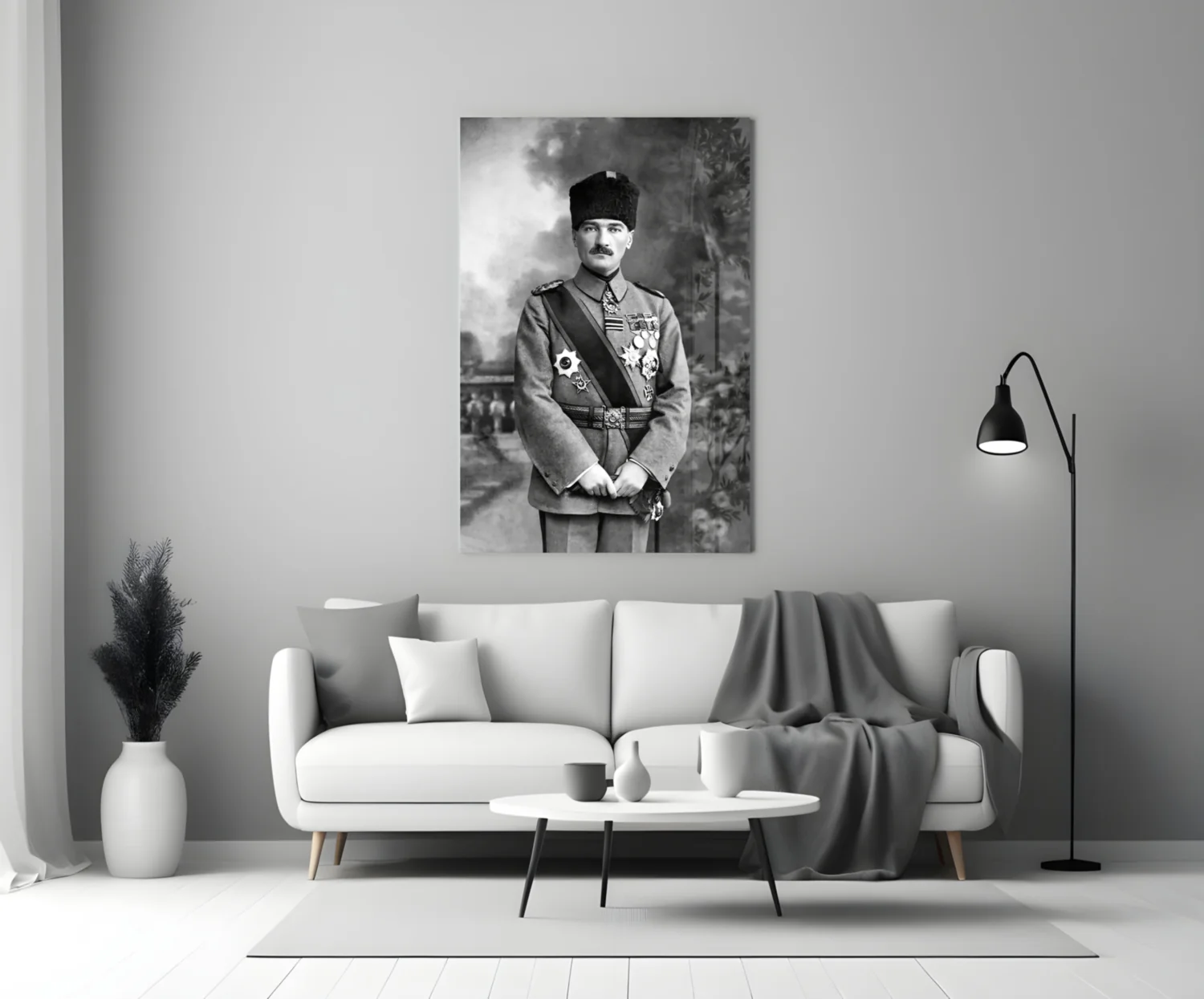 Ataturk  Glass Wall Art - Image 3