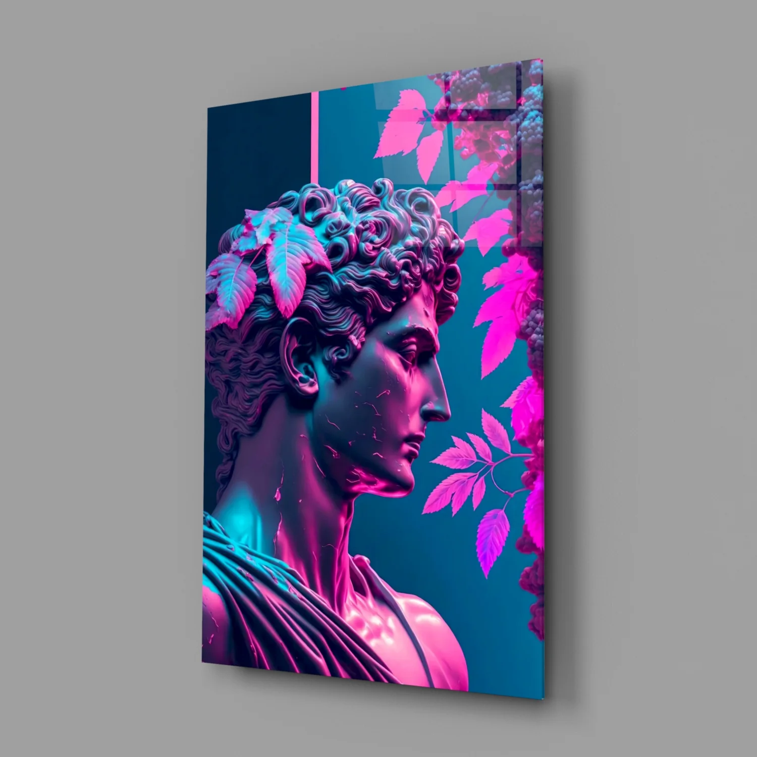 Thinking Sculpture Glass Wall Art - Image 2