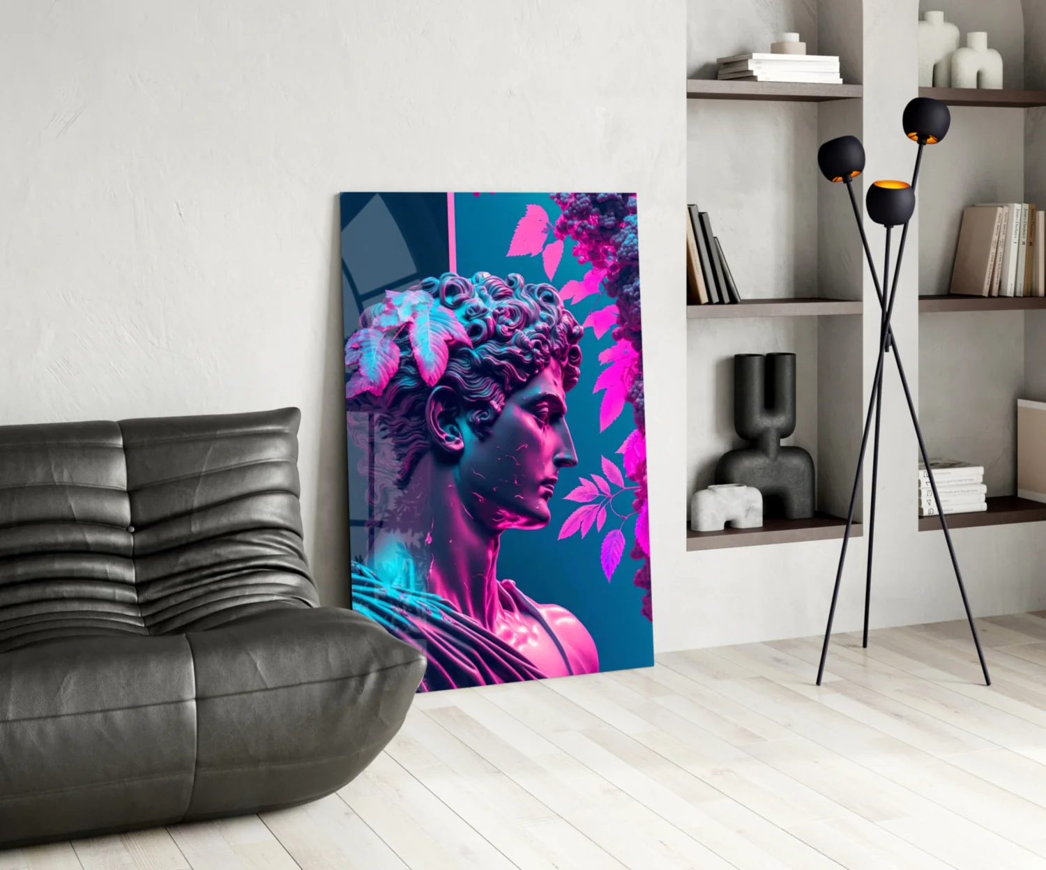 Thinking Sculpture Glass Wall Art - Image 5