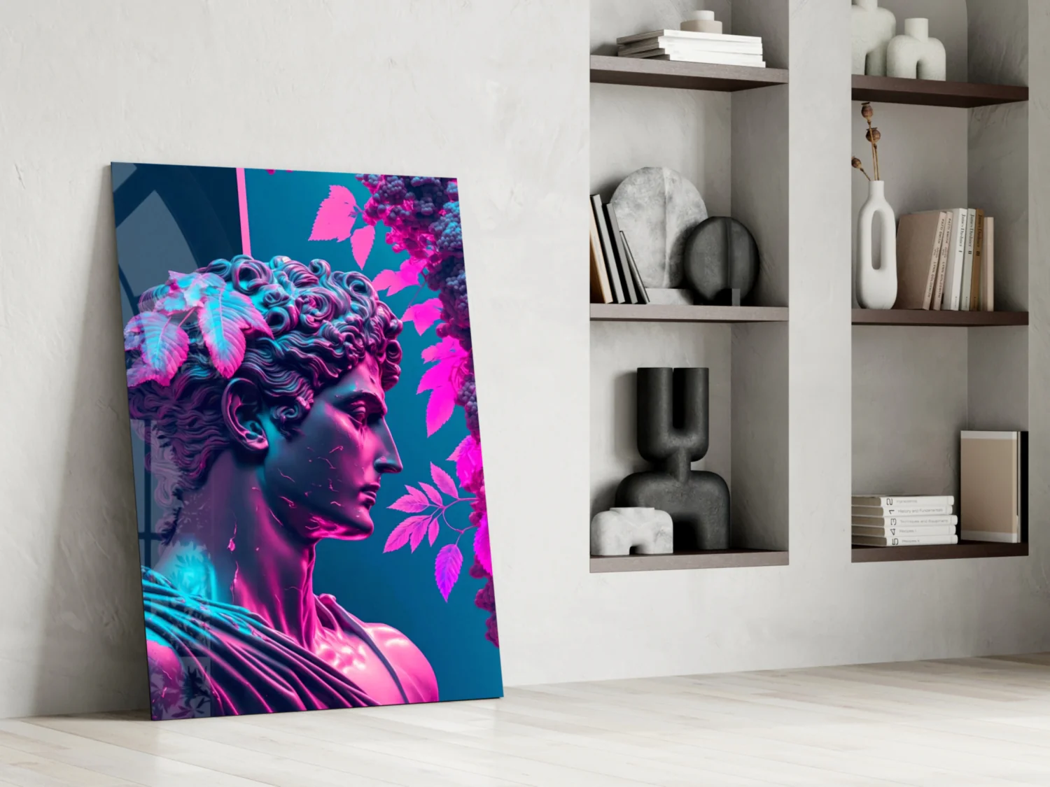 Thinking Sculpture Glass Wall Art - Image 6