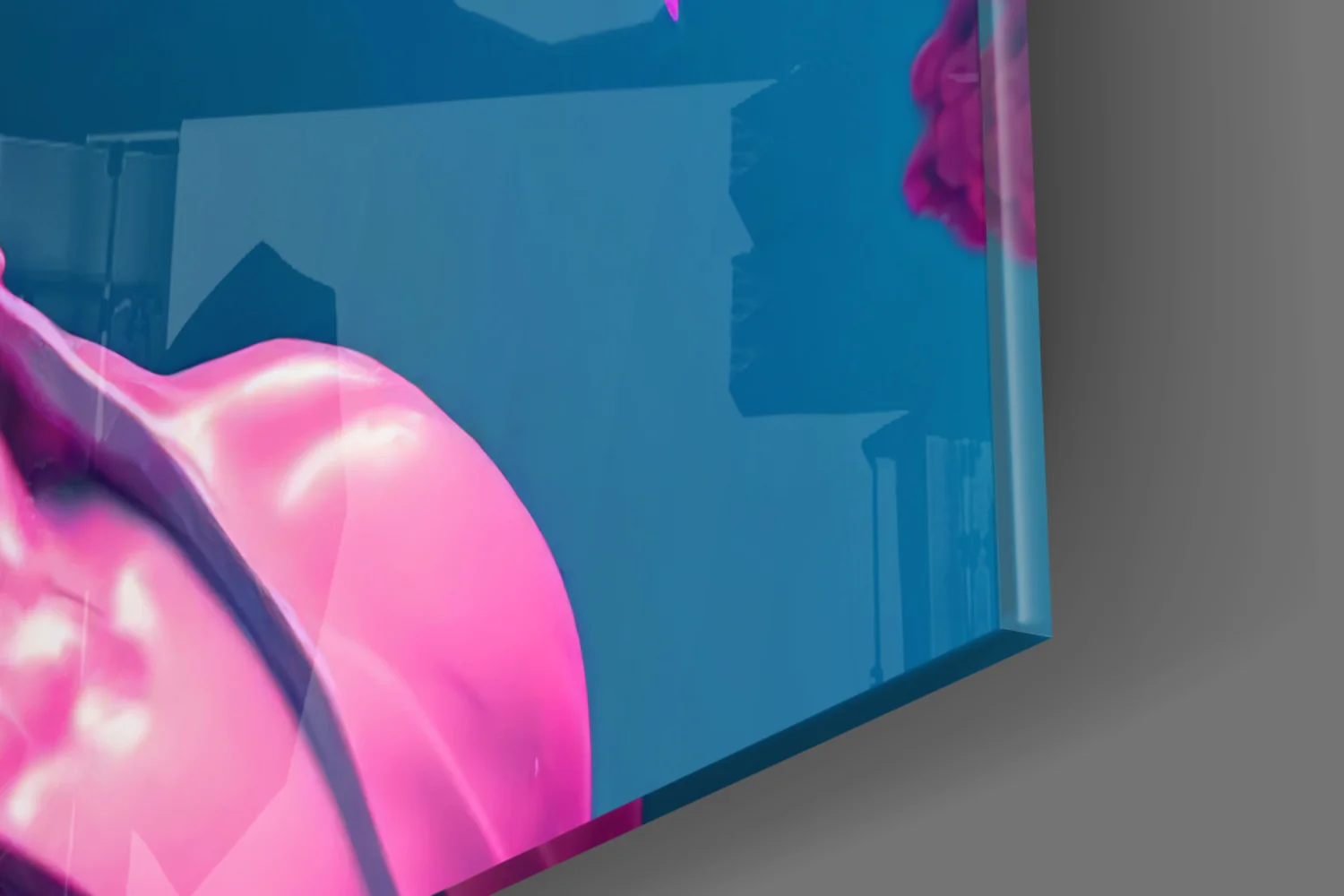 Thinking Sculpture Glass Wall Art - Image 7