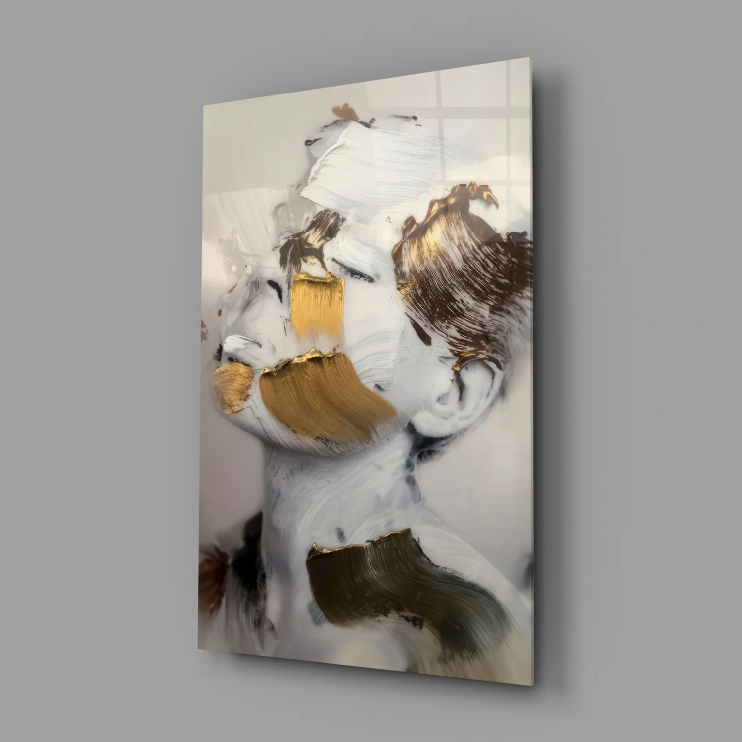 Brushed Face Glass Wall Art - Image 2