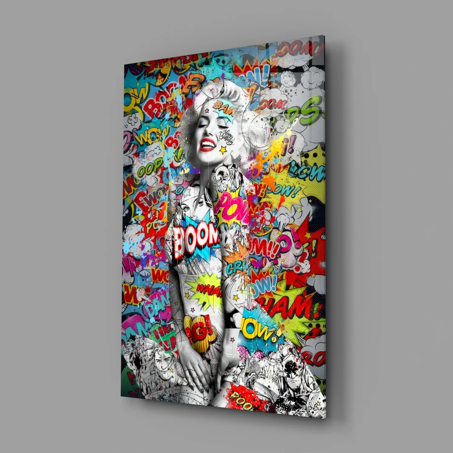 Graffiti Glass Wall Art - Image 2