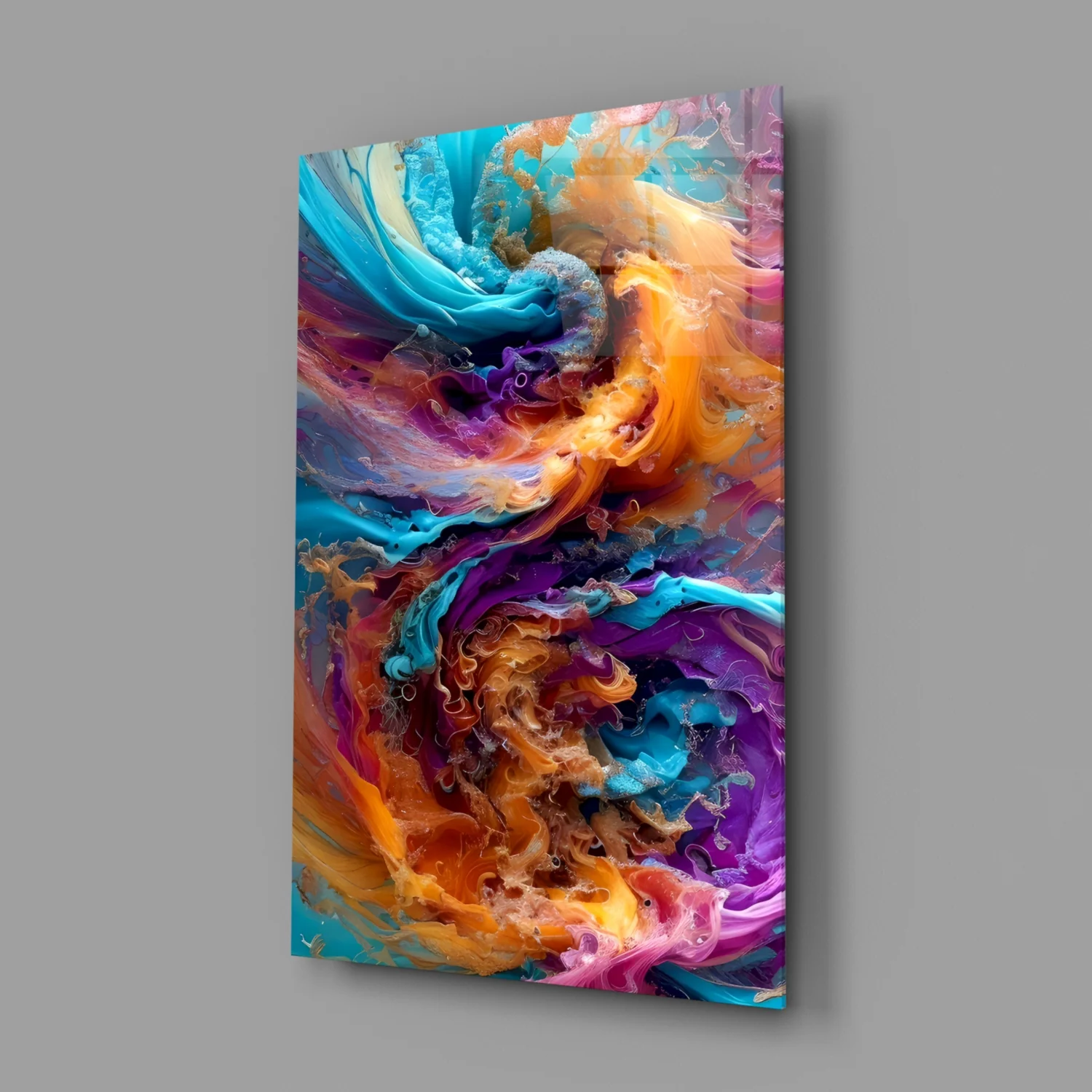 Color Dance Glass Wall Art - Image 2