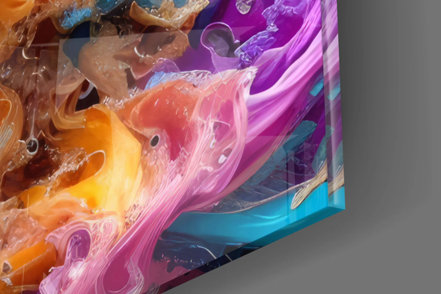 Color Dance Glass Wall Art - Image 7