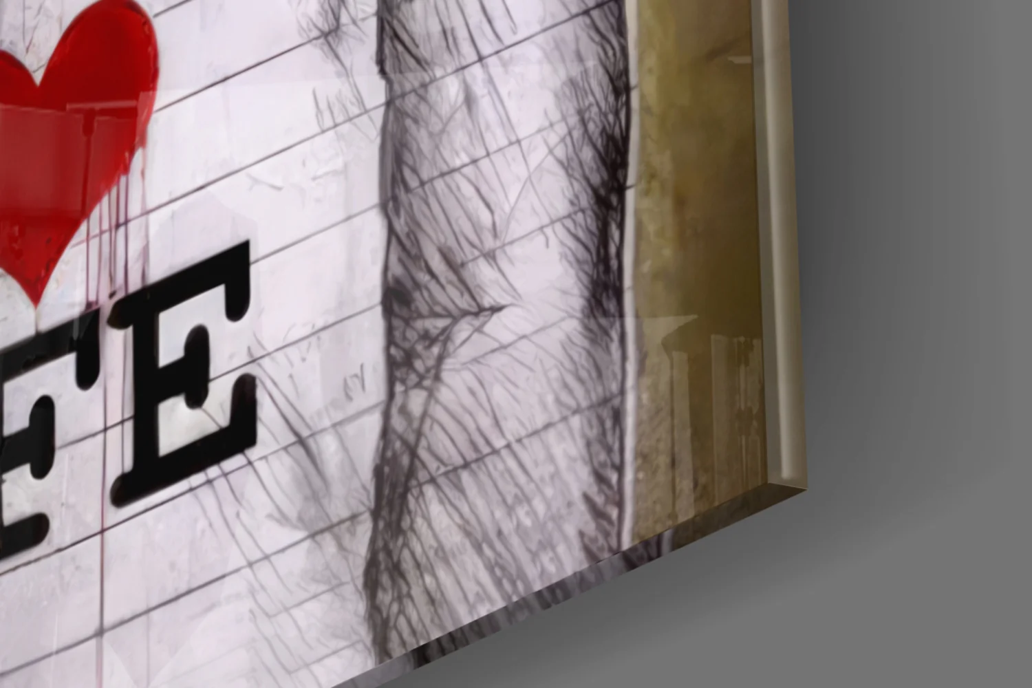 I Love Life Glass Wall Art - Image 7