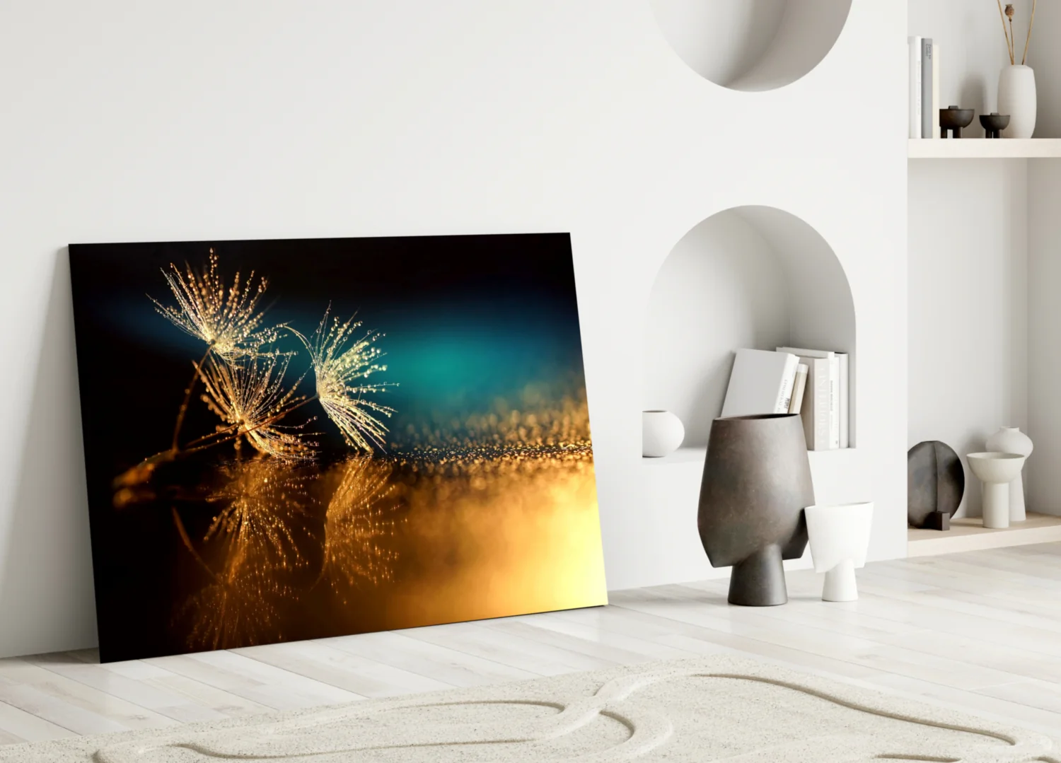 Gold Dust Glass Wall Art - Image 3