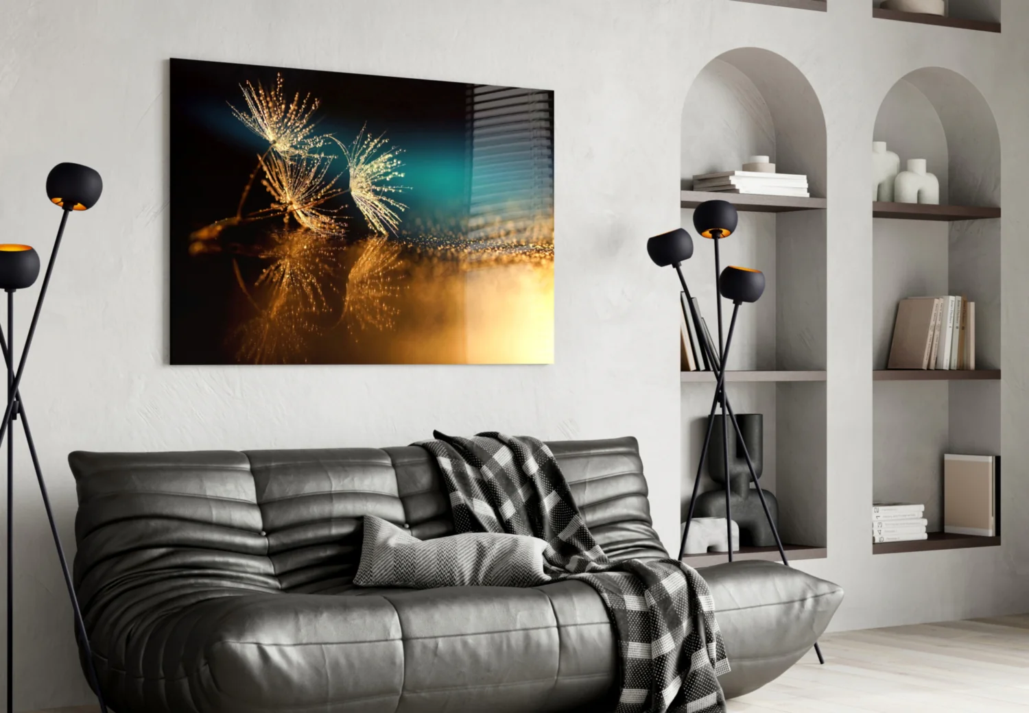 Gold Dust Glass Wall Art - Image 4
