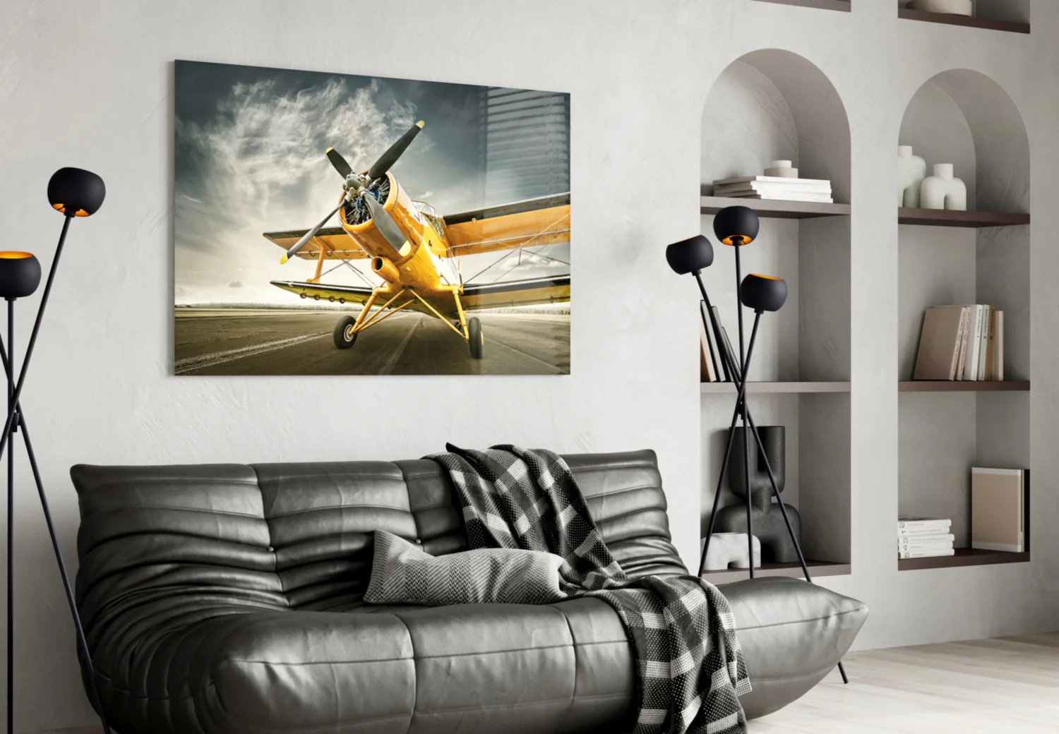 Aircraft Glass Wall Art - Image 4