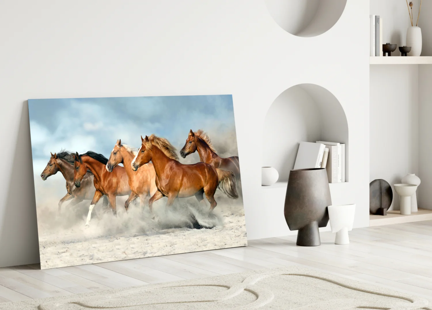 Horses Glass Wall Art - Image 3