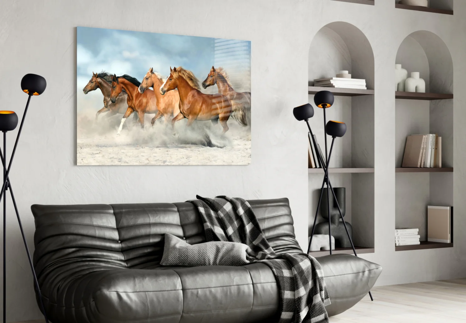 Horses Glass Wall Art - Image 4