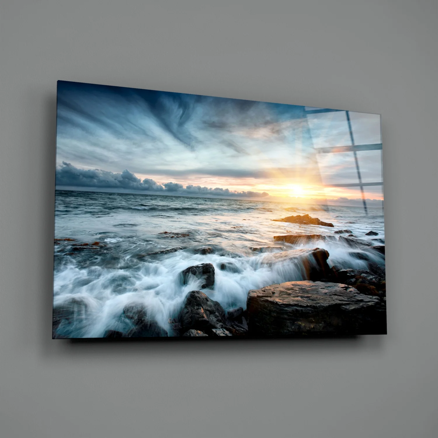 Sunset Glass Wall Art - Image 2