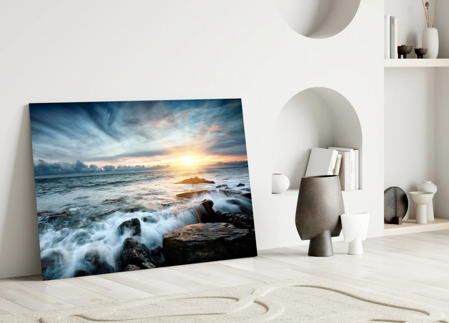 Sunset Glass Wall Art - Image 3