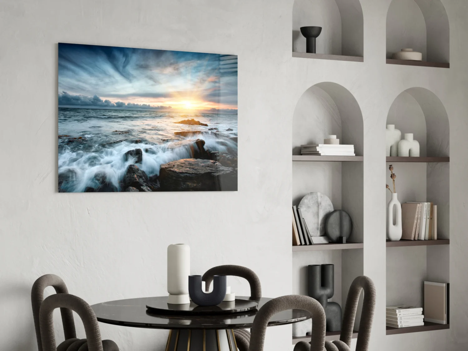 Sunset Glass Wall Art - Image 5