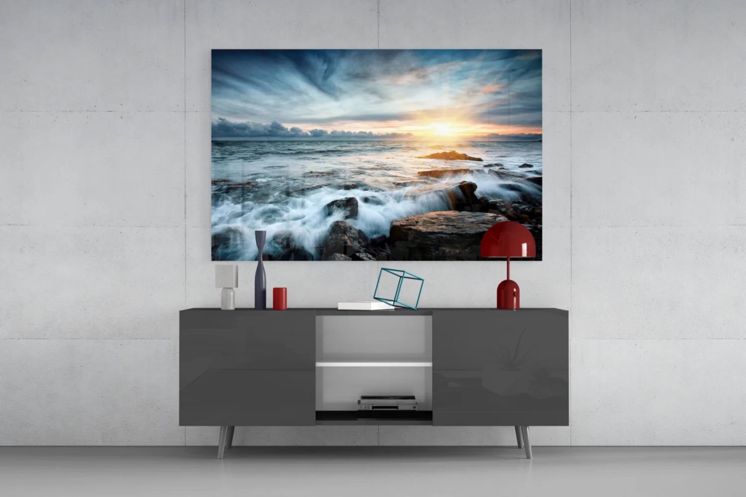 Sunset Glass Wall Art - Image 8