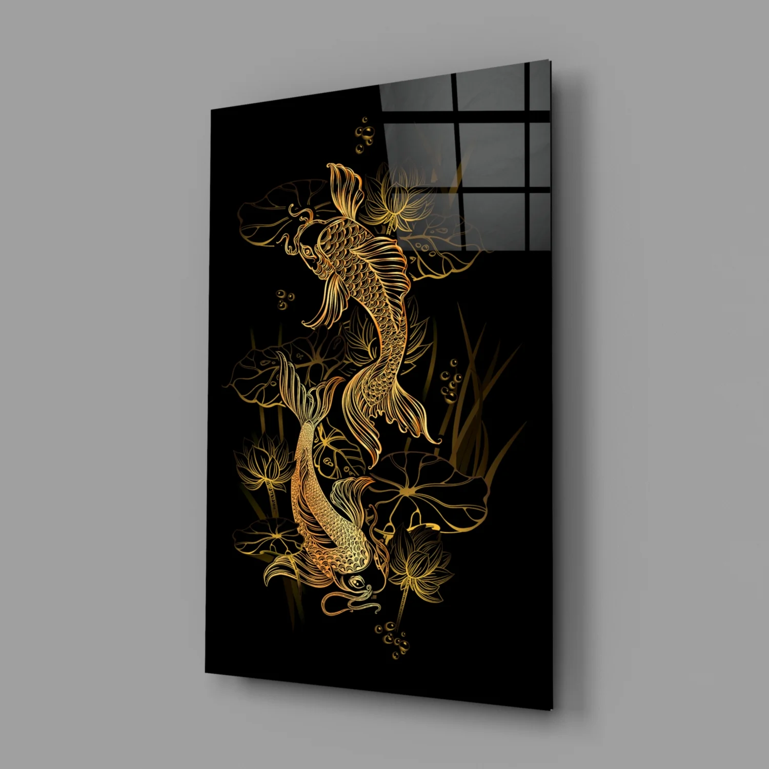 Ying Yang Glass Wall Art - Image 2