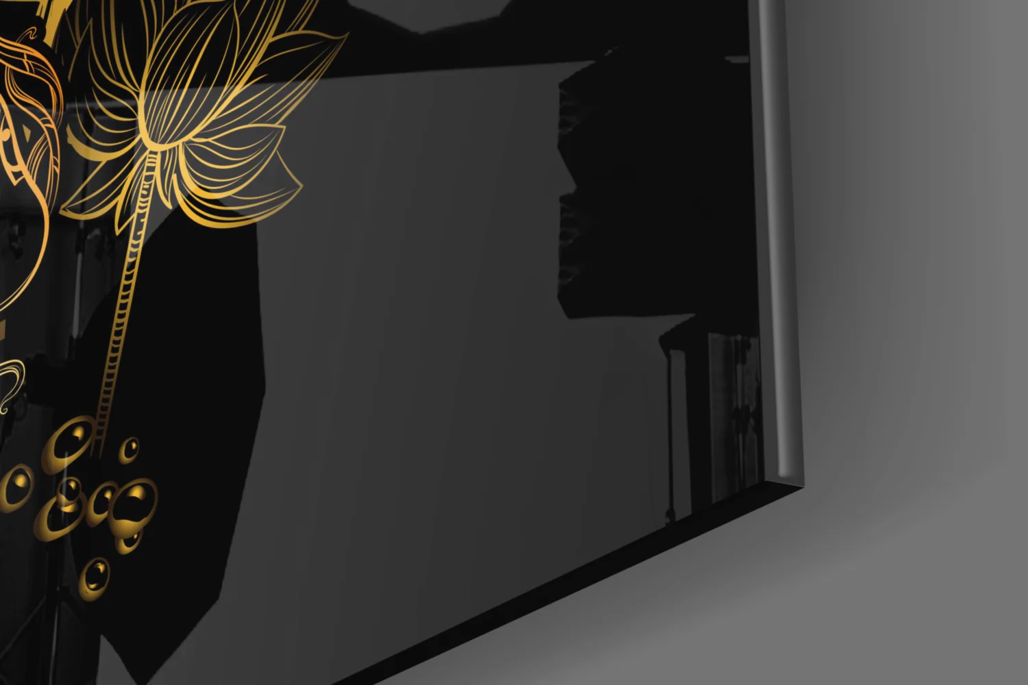 Ying Yang Glass Wall Art - Image 7