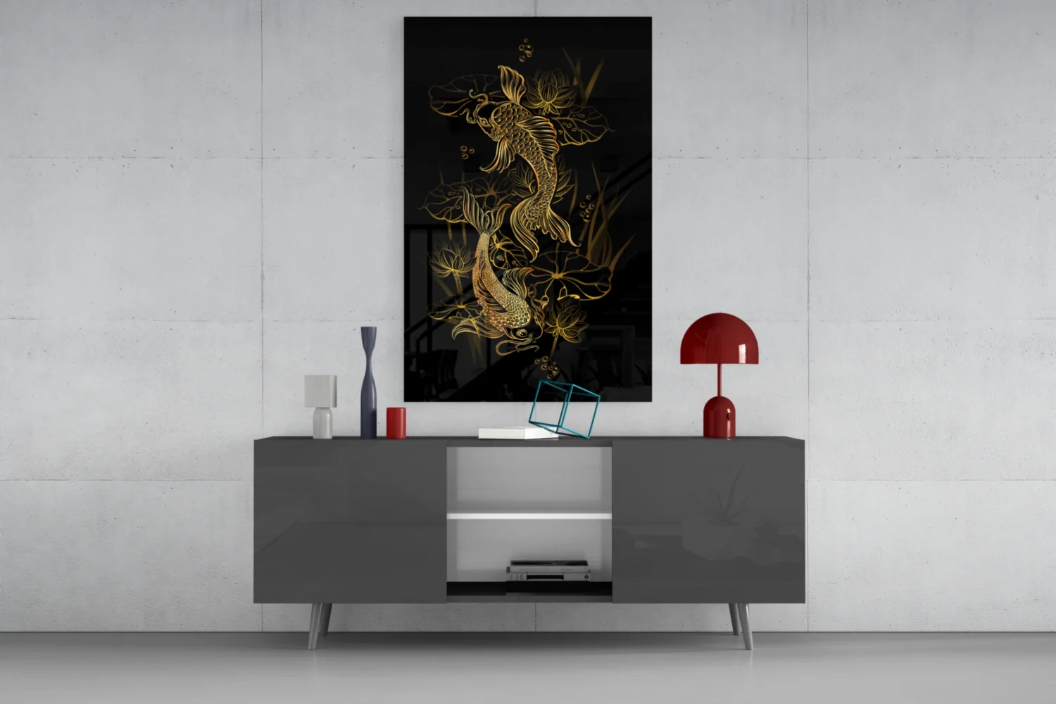 Ying Yang Glass Wall Art - Image 8