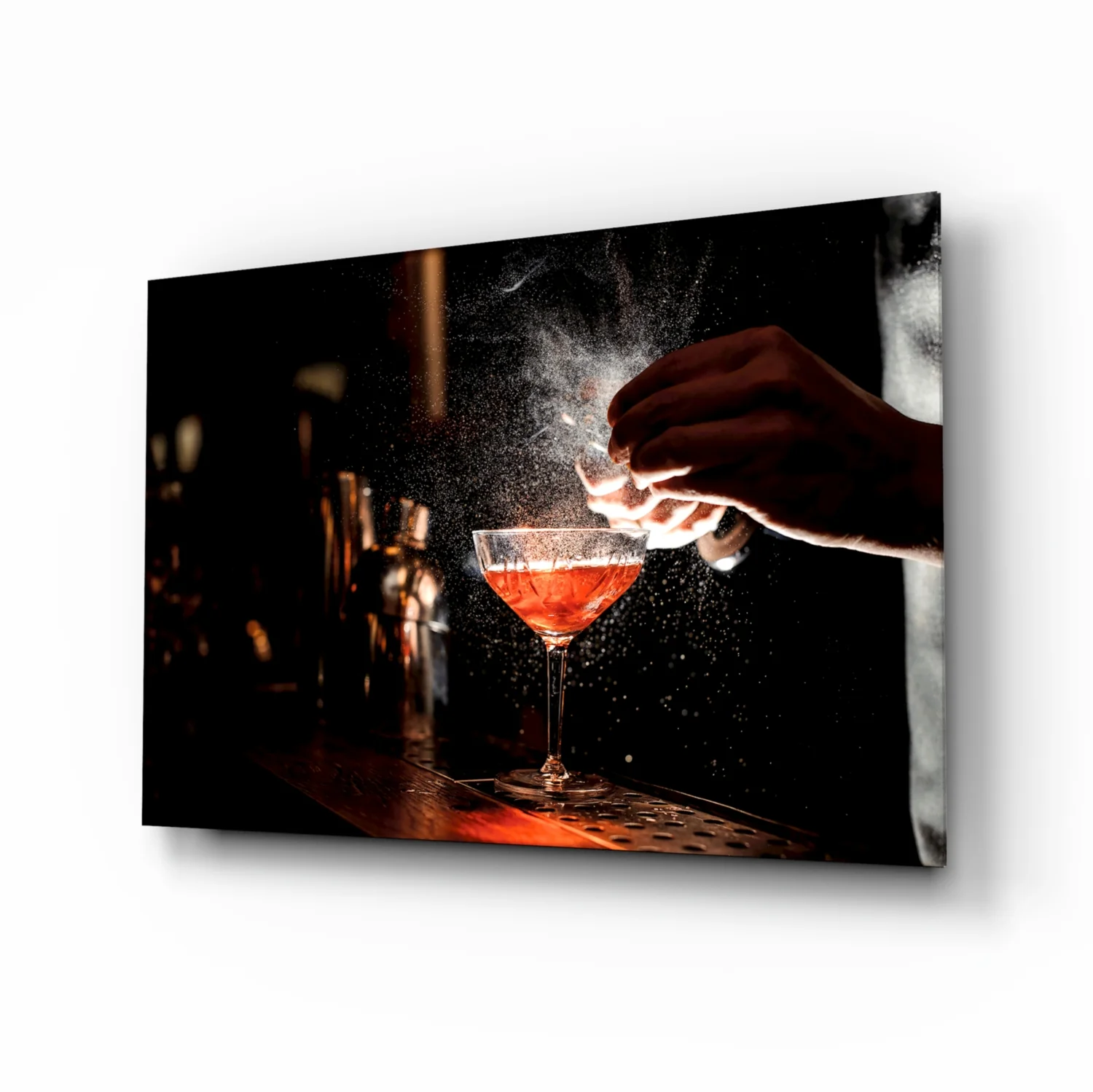 Coctail Glass Wall Art