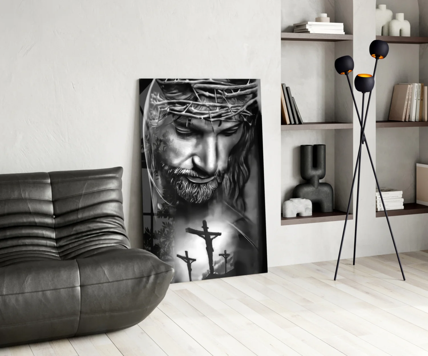 Jesus Glass Wall Art - Image 5