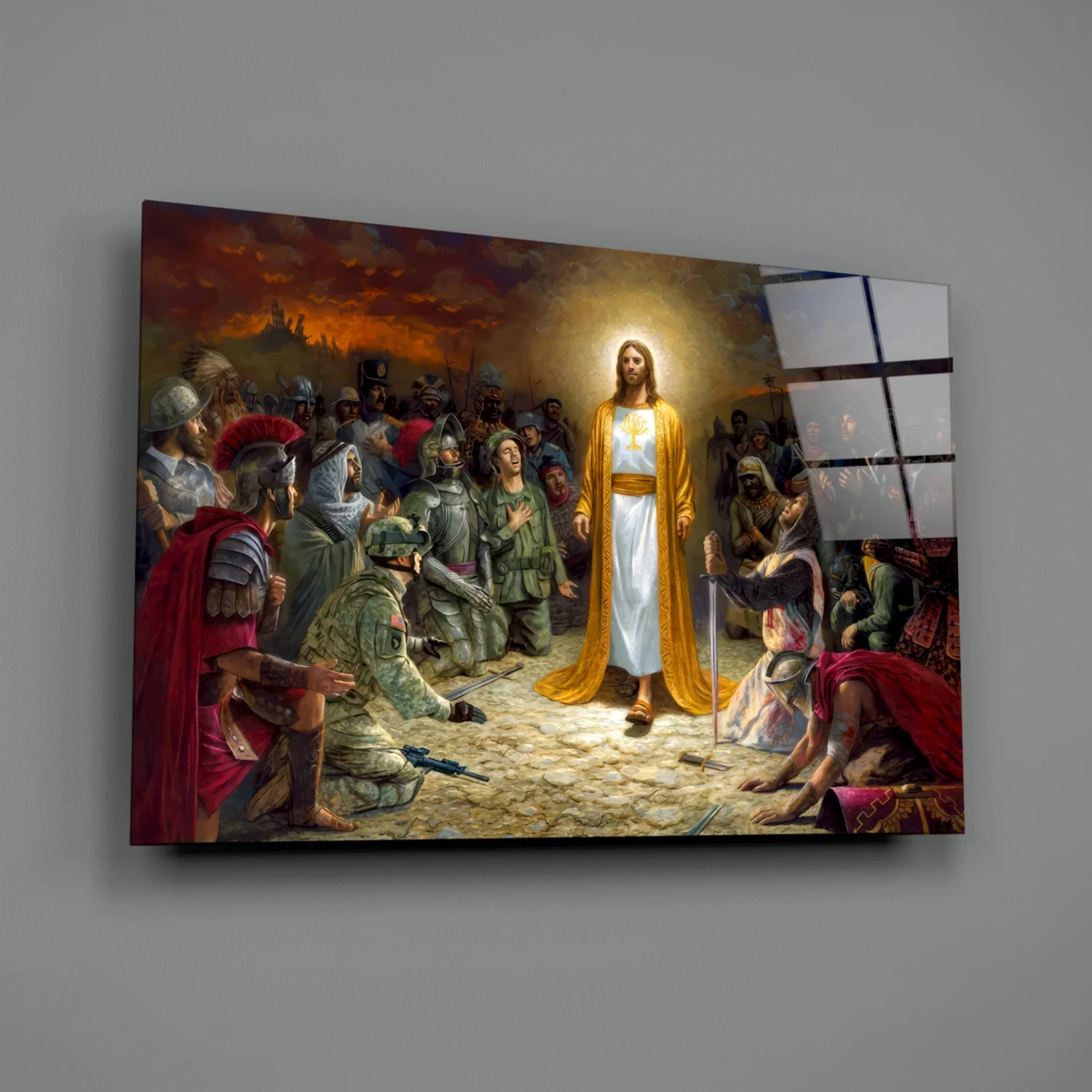 Jesus Glass Wall Art - Image 2